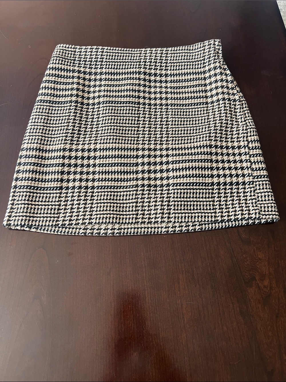 H&M Houndstooth Mini Skirt